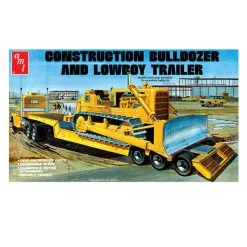 AMT Ertl Lowboy Trailer & Bulldozer Combo 1:25