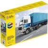 Heller STARTER KIT VOLVO F12-20 GLOBE TROTTER & TWIN-AXLE SEMI TRAILER