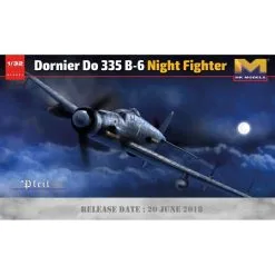 Hong Kong Models HONG KONG MODEL: 1/32; Dornier Do335 B-6 Night Fighter