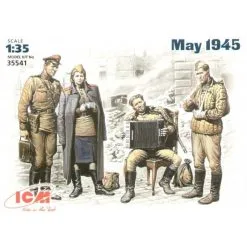 ICM Soviet Military Men At Rest Set Of 4 Figures