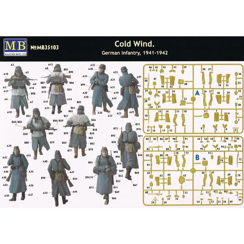 Master Box German Infantry (1941-1945) 'Cold Wind' - Afbeelding 2