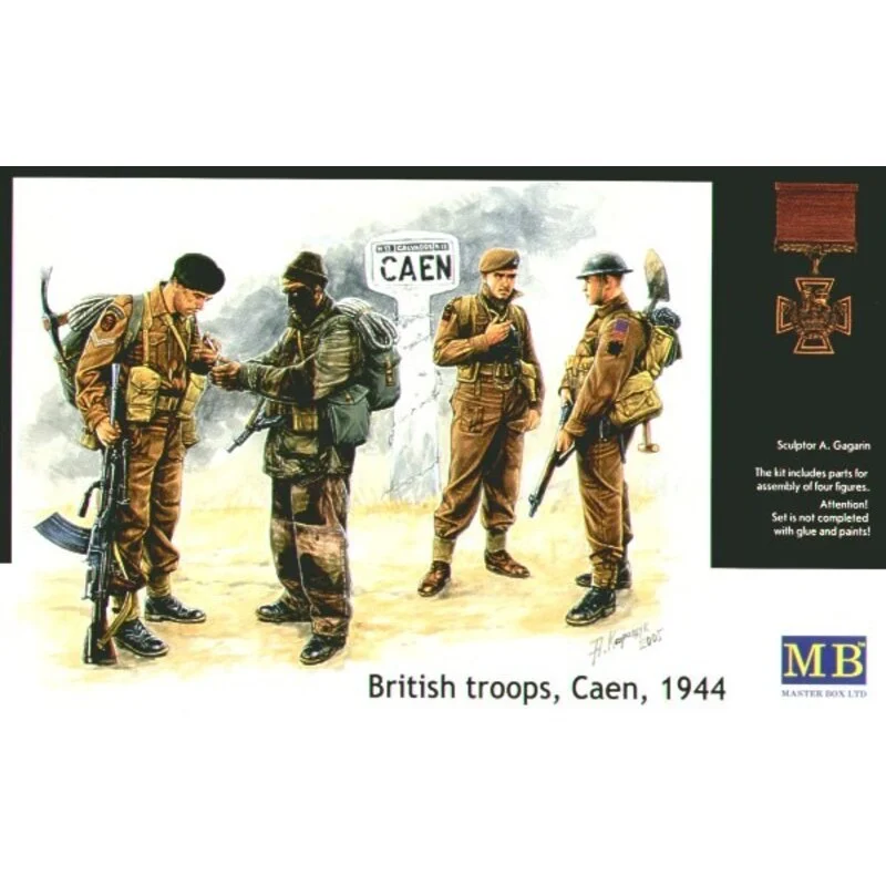 Master Box British Troops Caen 1944