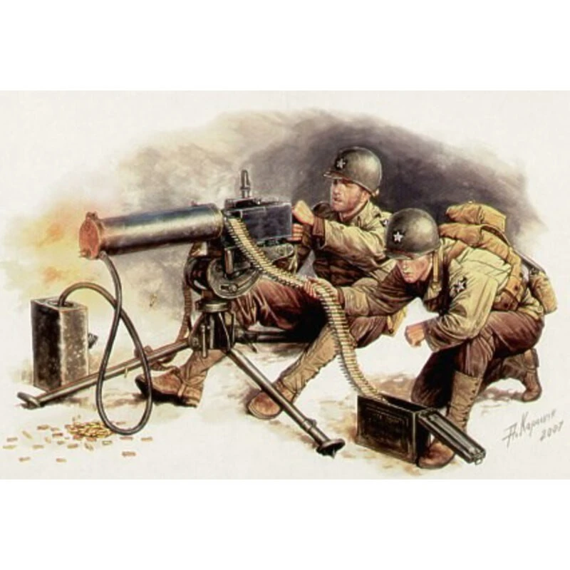 Master Box U.S. Machine-Gun Crew - Afbeelding 3
