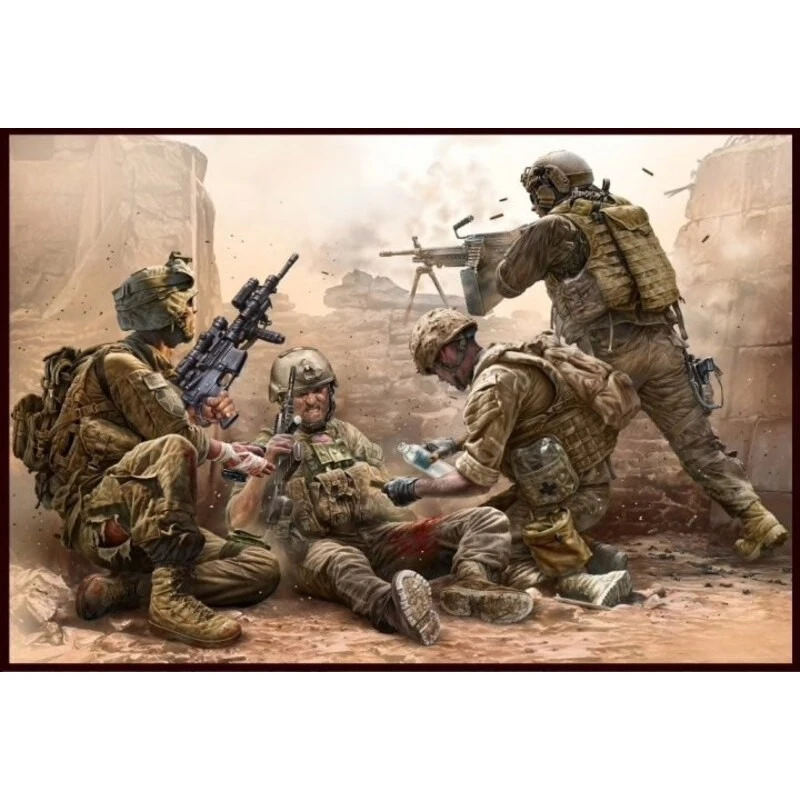 Master Box Onder Fire Modern US Infantry - Afbeelding 2