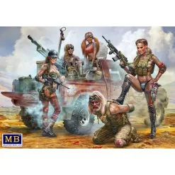 Master Box Desert Battle-serie. Skull Clan - New Amazons. Dit Is Niet De Plek Voor Vreemden!