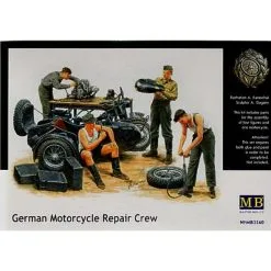 Master Box German Motorcycle Repair Crew