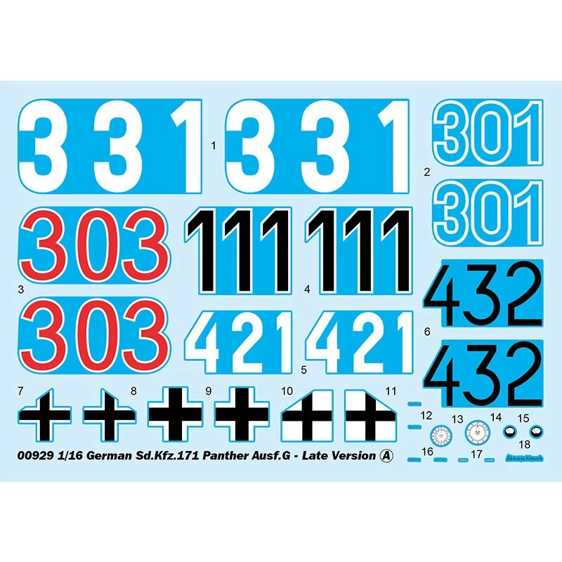 Trumpeter Duitse Panther G - Late Versie - Afbeelding 6