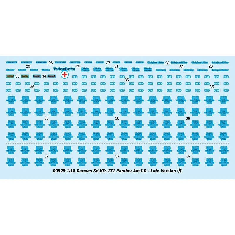 Trumpeter Duitse Panther G - Late Versie - Afbeelding 8