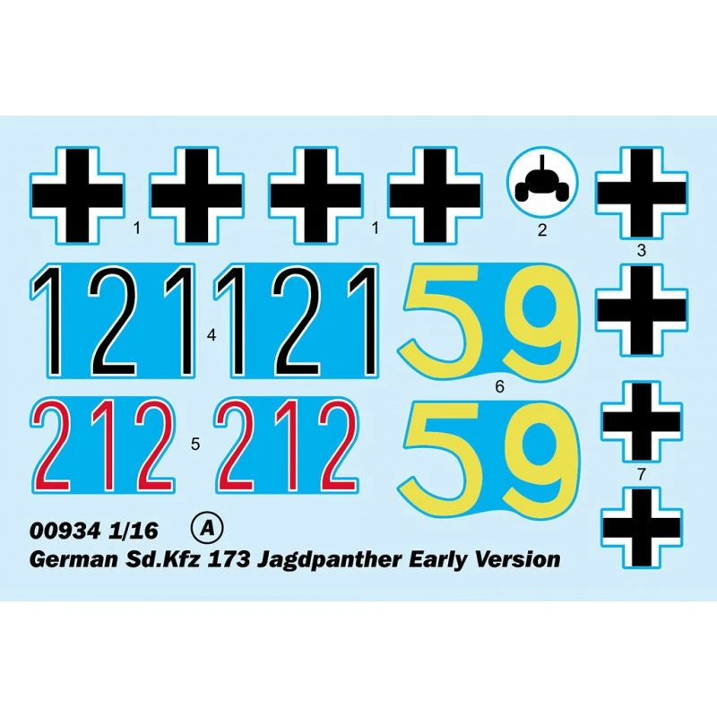 Trumpeter Duitse Sd.Kfz 173 Jagdpanther Vroege Versie - Afbeelding 7