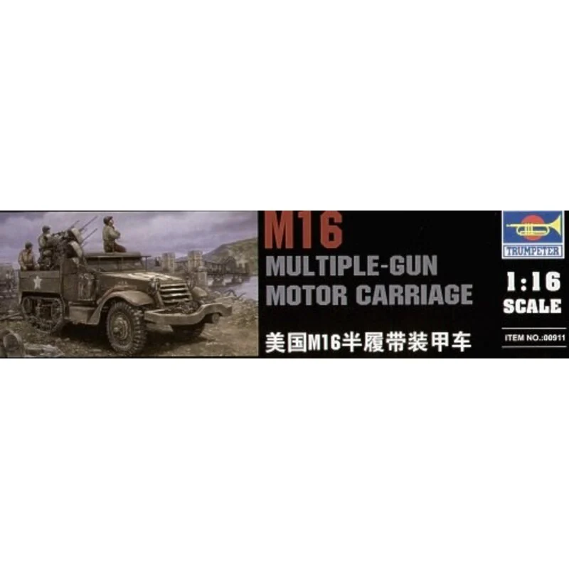 Trumpeter M16 Half Track Multiple Gun Motor Carriage - Afbeelding 2